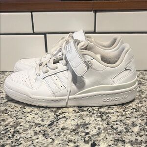 Adidas Women’s All-White Sneakers